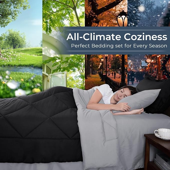 HEVUMYI Twin-XL Comforter Set - Image 3