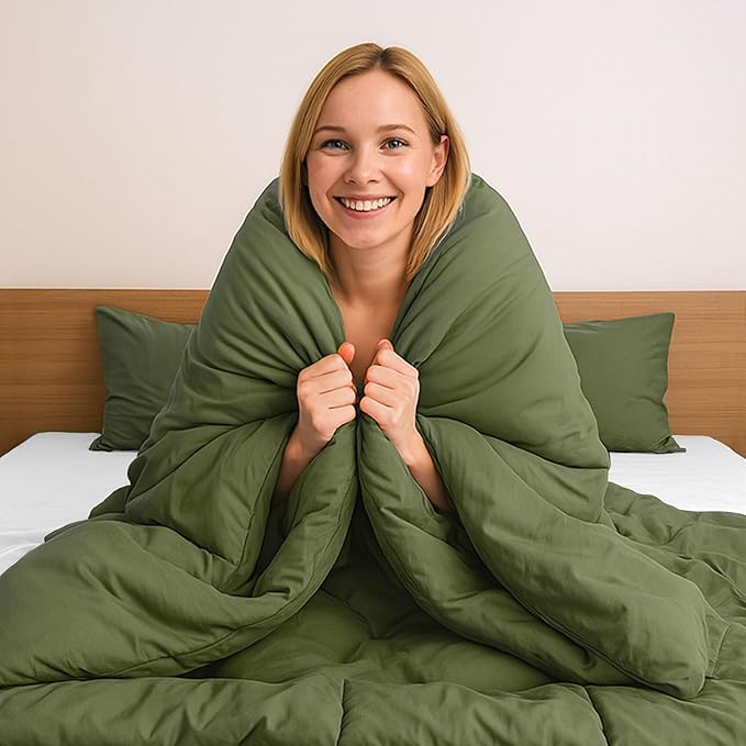 Pure Bedding Duvet Cover Queen Size - Image 6
