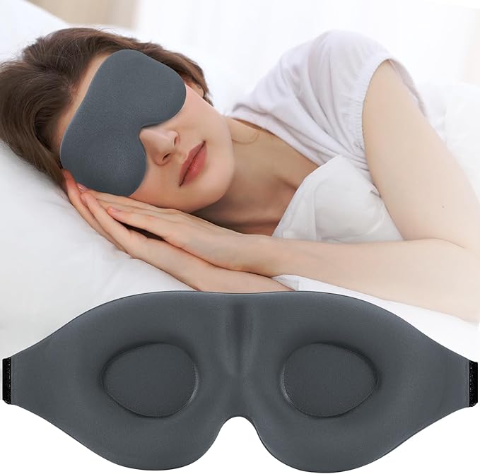ZGGCD Sleep Mask for Side Sleeper, Light Blocking Sleeping Eye Mask for Women by ZGGCD