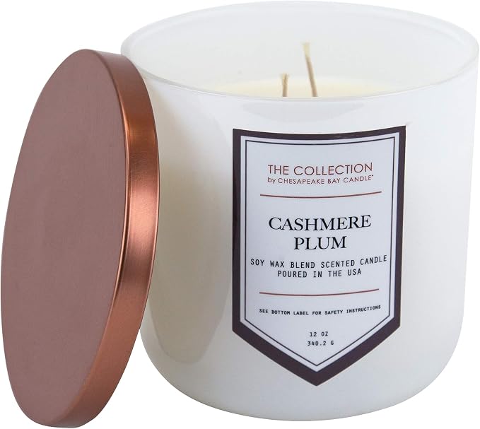 Chesapeake Bay Candle The Collection Two-Wick Scented Candle Cashmere Plum - Image 3