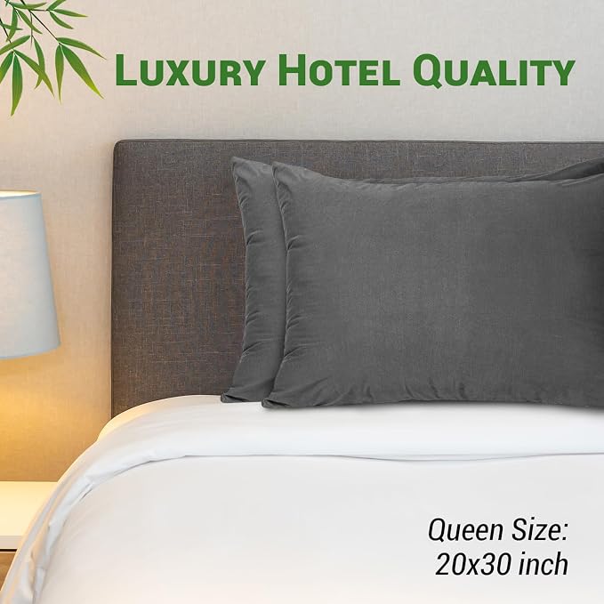 Gogreen Bamboo Rayon Waterproof Pillow Protector, Breathable Pillow Cover - Image 6