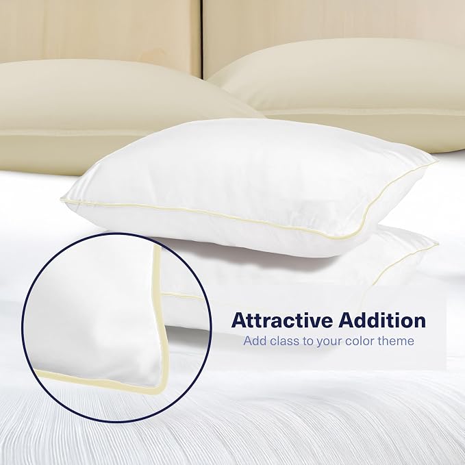 Kickoff Viscose Bamboo Pillowcase, 100% Organic Hidden Zippered Viscose Bamboo - Image 3