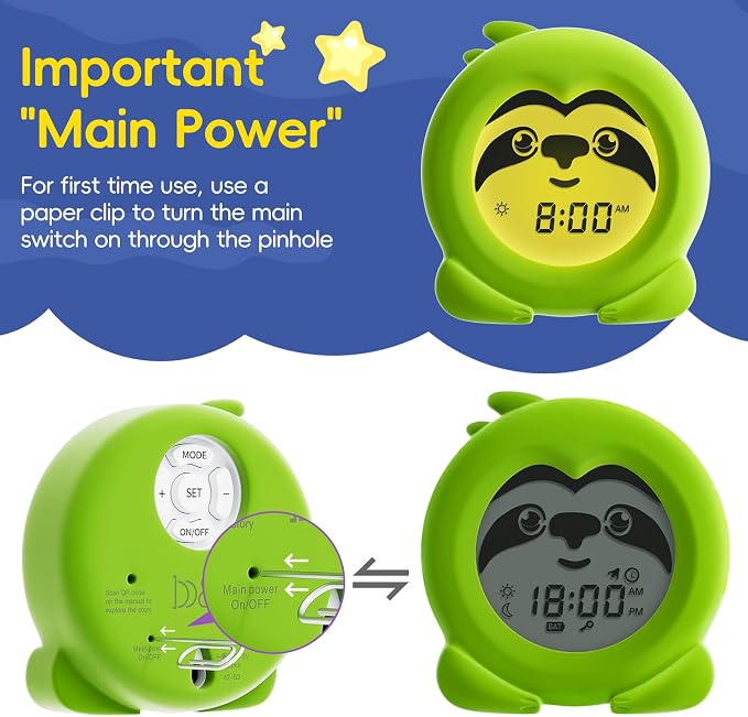 B&H Sleep Trainer Clock for Toddler - Image 8