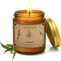 Home Scented Candles, 16oz Large Jar Scented Candle – Eucalyptus Soy Wax Candle by Unknown