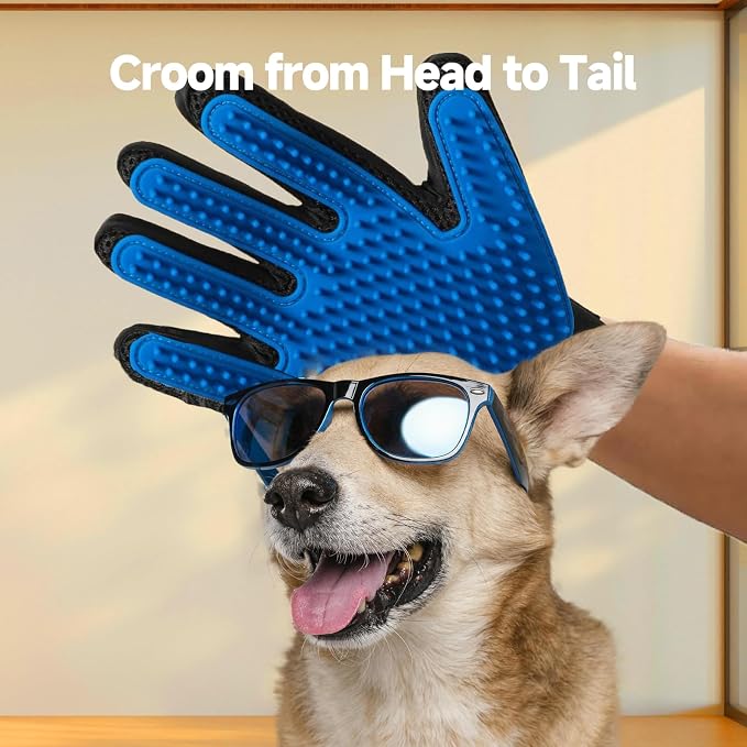 NVNAN 3 PCS Pet Hair Removal Glove and Pet Grooming Glove Kit - Image 6