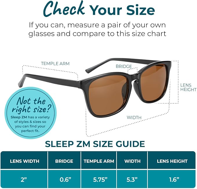 Sleep ZM Blue Light Blocking & Light Sensitivity Glasses - Image 5