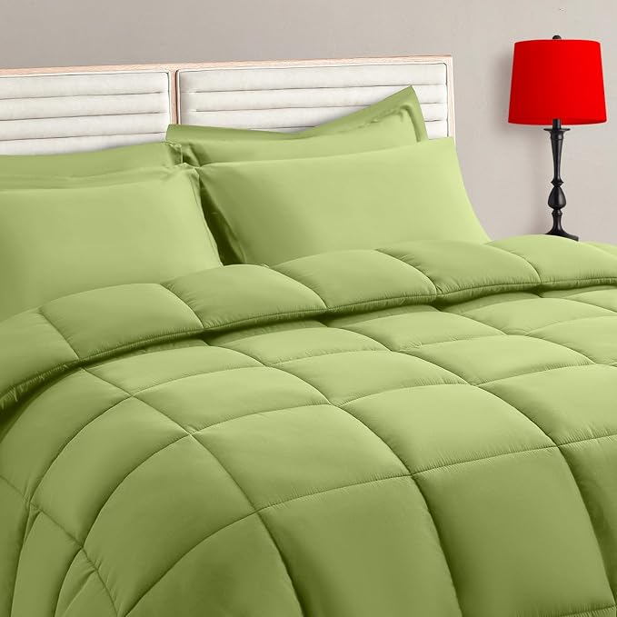 TAIMIT Sage Green King Size Comforter Set by TAIMITBedingSets
