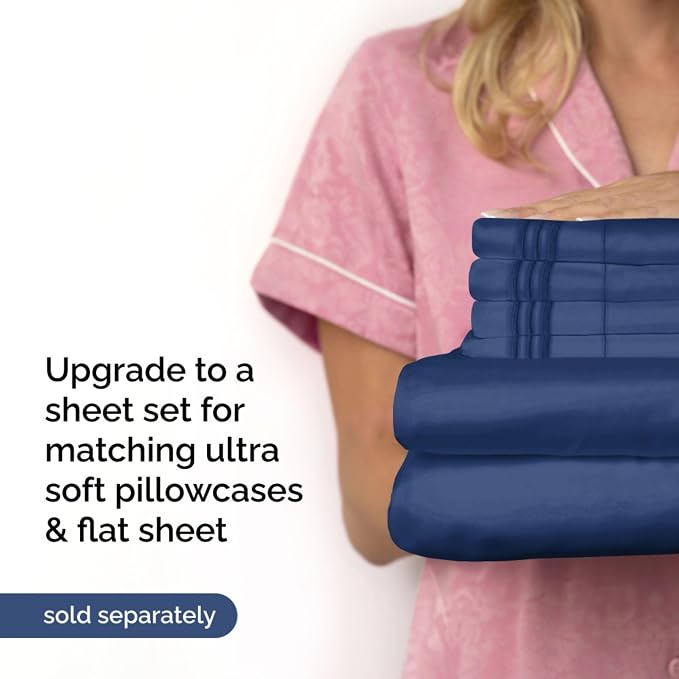Extra Deep Twin 400 Thread Count Cotton Fitted Sheet - Image 7