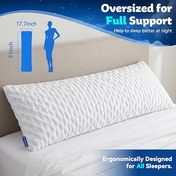 KUCEY Body Pillow for Side Sleeper - Image 6