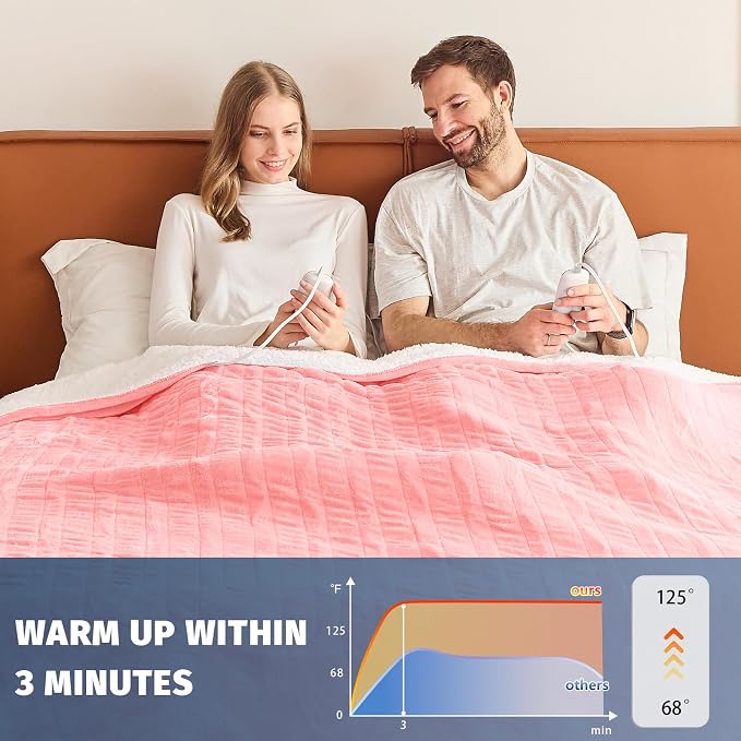 Heated Electric Blanket Queen Size - Image 5