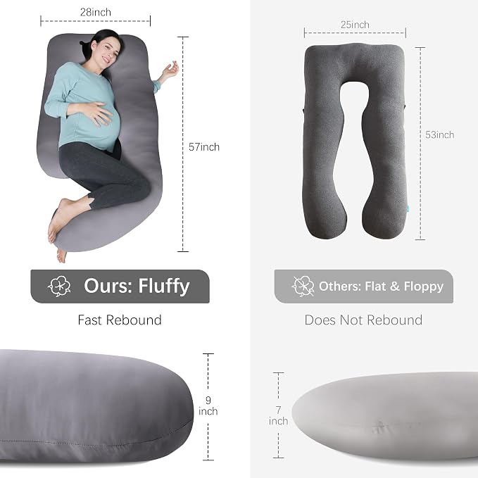 MOON PARK Pregnancy Pillows for Sleeping - Image 7