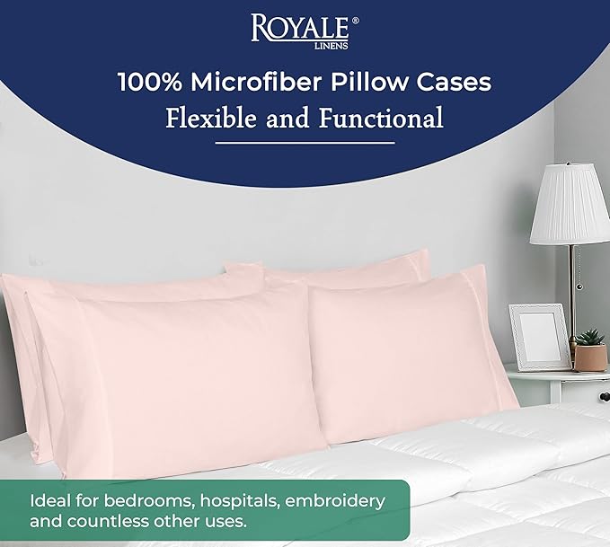 Royale Linens King Pillowcase Set of 2 - Image 6