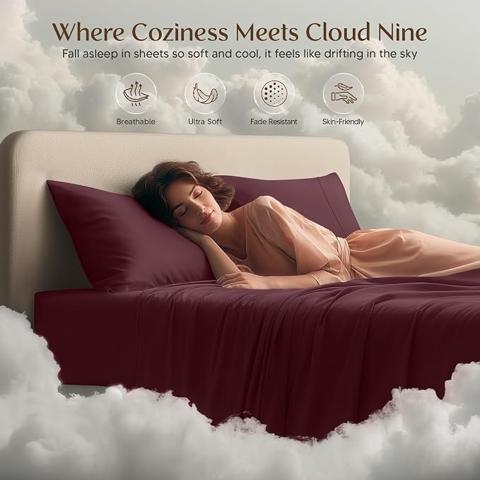 Utopia Bedding Full Size Sheet Set – 4 Piece Bed Sheets, Soft and Breathable - Image 7