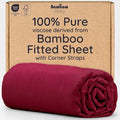 Bambaw 100% Viscose Derived from Bamboo Fitted Sheet Twin Size, Cooling Fitted by Bambaw