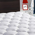 LEISURE TOWN Cotton Twin Mattress Pad Fitted Quilted Mattress Cover Pillow Top by LEISURETOWN