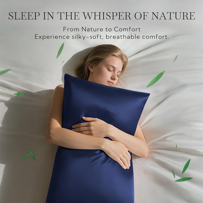 MR&HM Standard Pillow Cases Set of 2, Cooling Pillow Case - Image 2