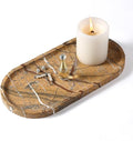Koville Indian Natural Marble Decorative Tray, Catchall by Koville
