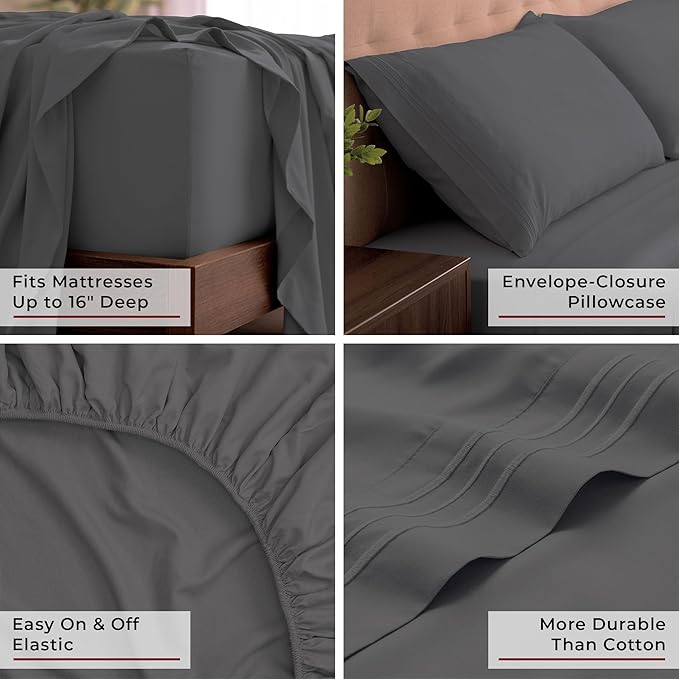 Mellanni King Sheets Set - Image 5