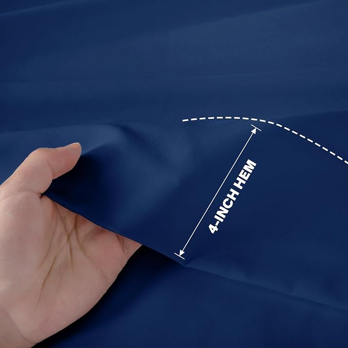 Lavisun Twin Flat Sheets 2 Pack, Hotel Quality Flat Bed Sheets, Brushed - Image 3