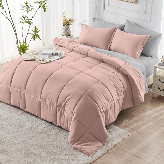 JOLLYVOGUE Full Comforter Set, Ultra-Soft Bed in a Bag Full Size 7 Pieces - Image 9