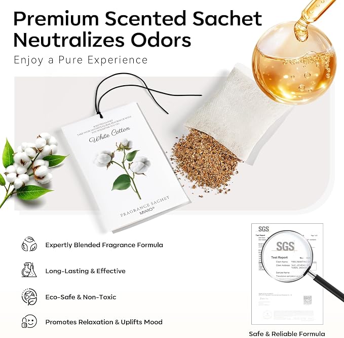 MYARO 12 Packs Scent Sachets for Closet Clothes Storage - Image 4