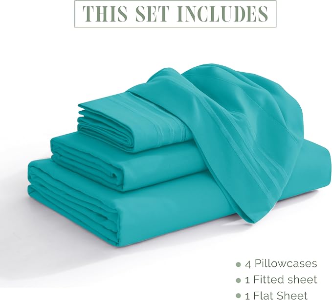 Elegant Comfort Luxurious 1500 Premium Hotel Quality Microfiber Three Line - Image 4