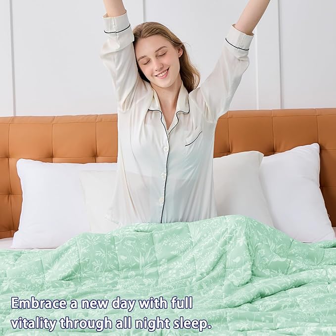 yescool Weighted Blanket for Adults Cooling Heavy Blanket for Sleeping Perfect - Image 6