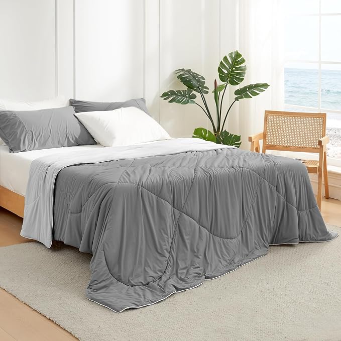 Cozy Bliss Cooling Comforter Queen Size, Cooling Blankets - Image 4