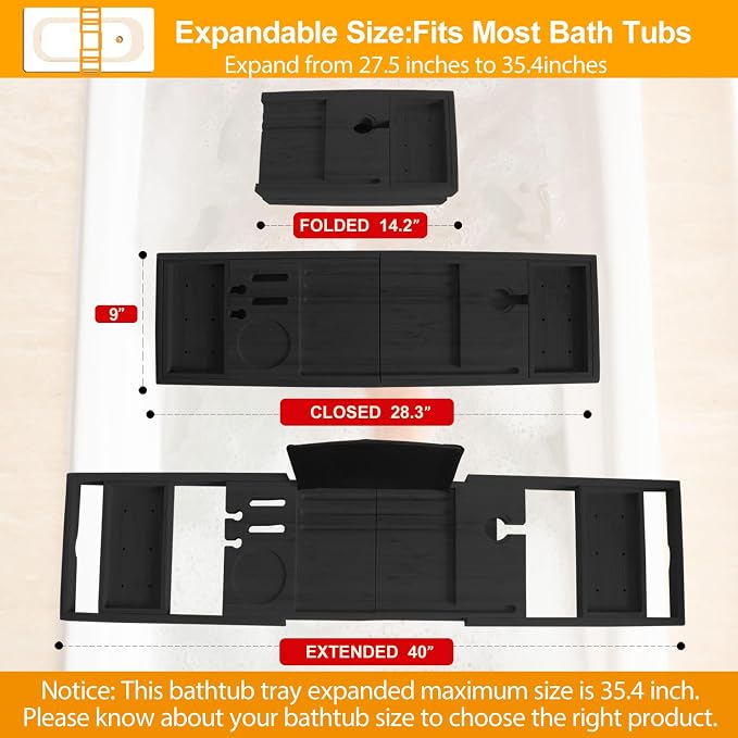 Premium Bathtub Tray Caddy - Image 3