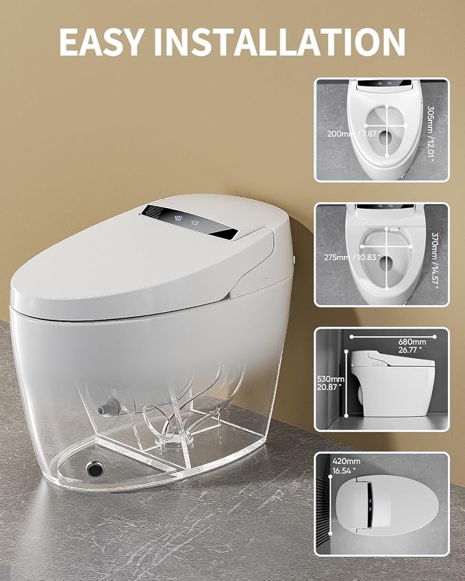 TDH Smart Toilet, Tankless Toilets - Image 5