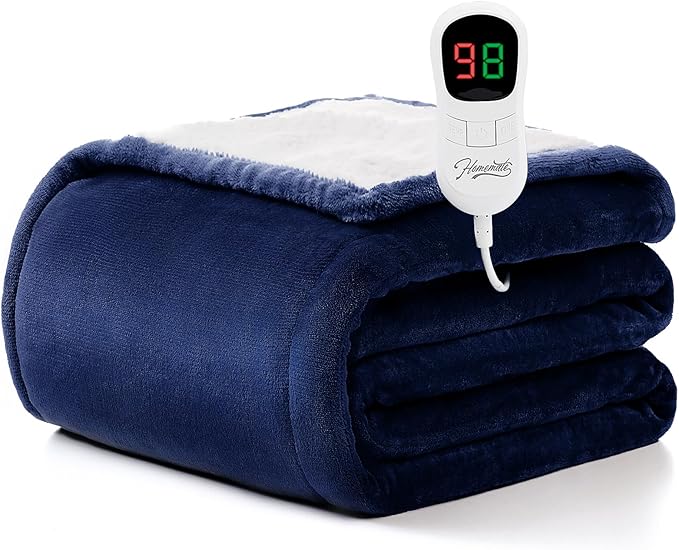 Homemate Heated Blanket Electric Throw by Homemate