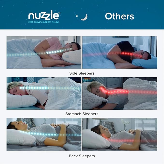 Nuzzle Cooling Adjustable Pillow Queen Size - Image 8