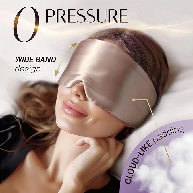 Silk Sleep Mask Soft Pressureless: 100% Mulberry Silk - Image 5