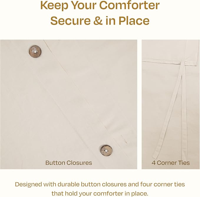 California Design Den Oversized King Duvet Cover Set - Image 6