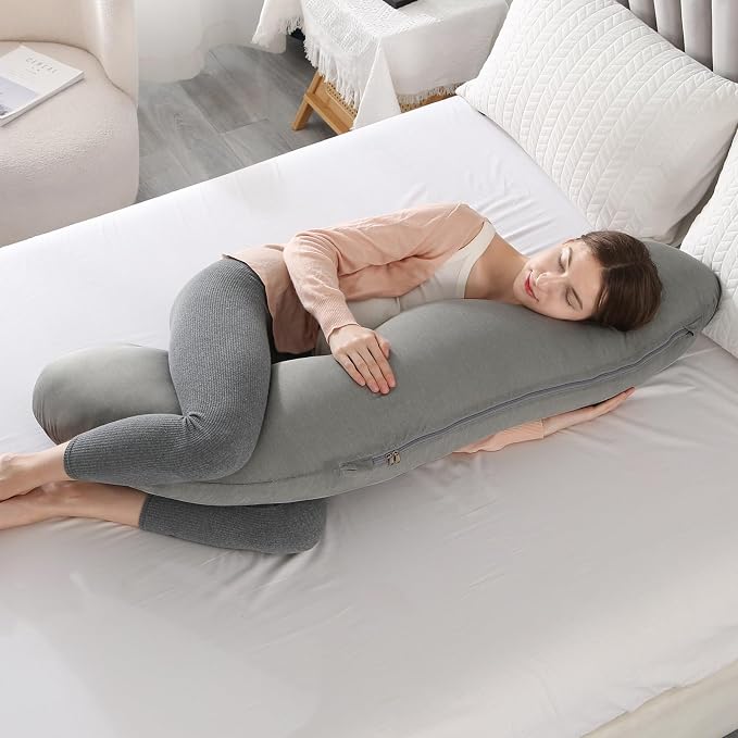 BATTOP Pregnancy Pillows with Cooling Cover, Cooling Maternity Pillow - Image 8