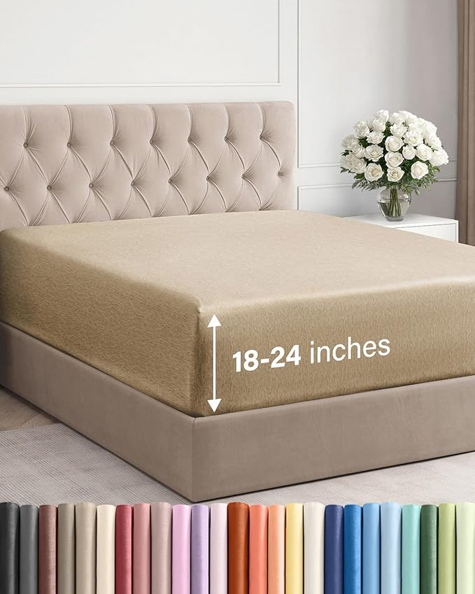 Extra Deep King Fitted Sheet by CGKUnlimited