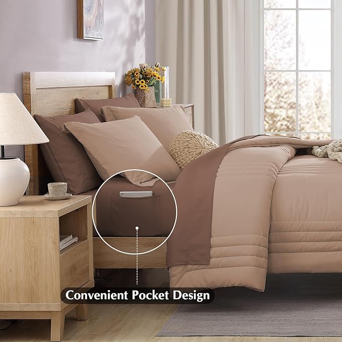 Monbix Queen Comforter Set - Image 4