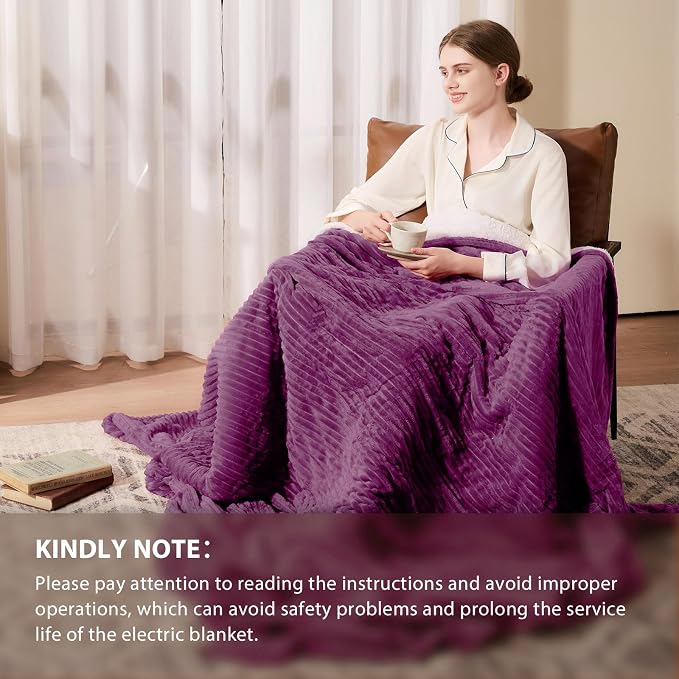 Homemate Electric Heated Blanket Full Size - Image 6