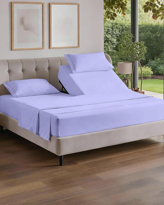 Flex Top Split Head King 4 Piece Sheet Set by CGKUnlimited