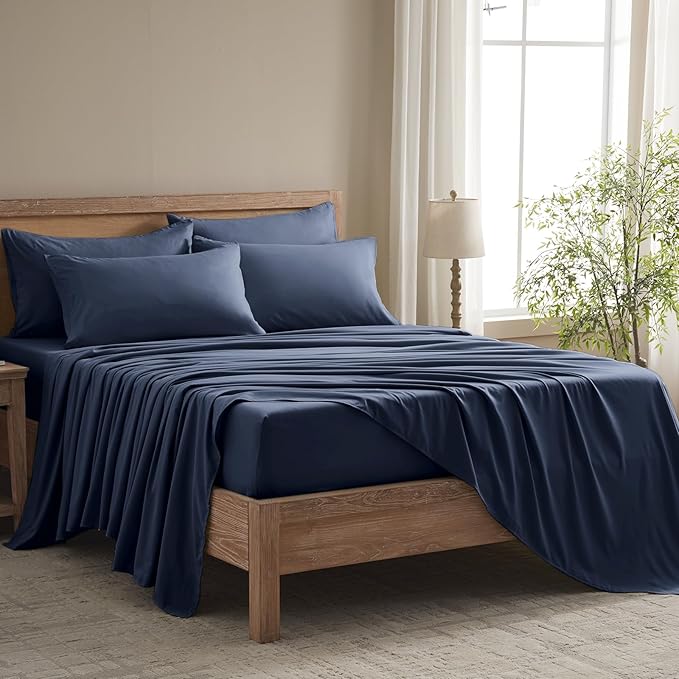Cal King Size Sheets Set by SleepBetterLiveBetter