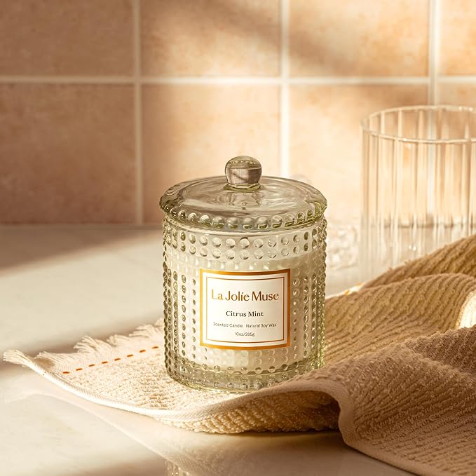 LA JOLIE MUSE Citrus Mint Candle, Candles - Image 3