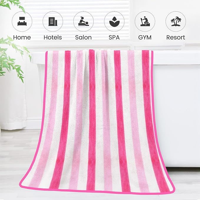 JML Microfiber Bath Towels Set of 4, Large Bathroom Towel - Image 7