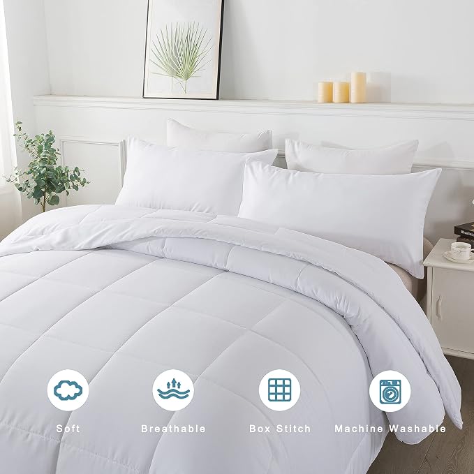 DOWNCOOL Twin Comforter Set -All Season Bedding Comforters Sets - Image 3