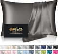 Silk Pillowcase for Hair and Skin, Mulberry Silk Pillow Cases Queen Size by HOME