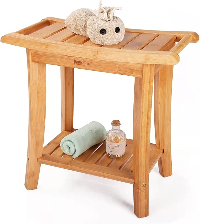 Unibambou Bamboo Shower Bench by Unibambou