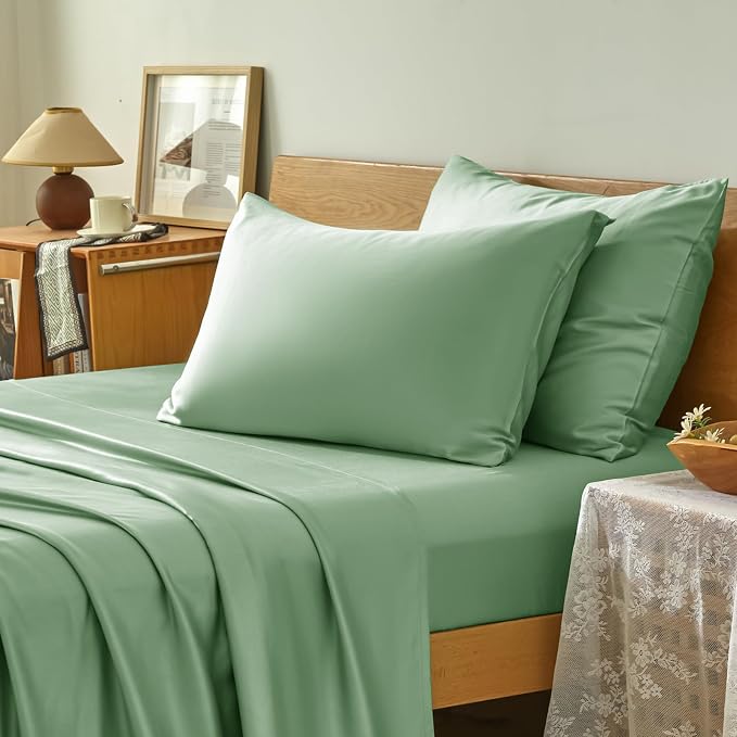 Homiest Cooling Pillow Cases Queen Size Set of 2, 100% Rayon Derived from - Image 2