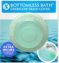 SlipX Solutions Bottomless Bath, Essential Overflow Drain Cover by SlipXSolutions