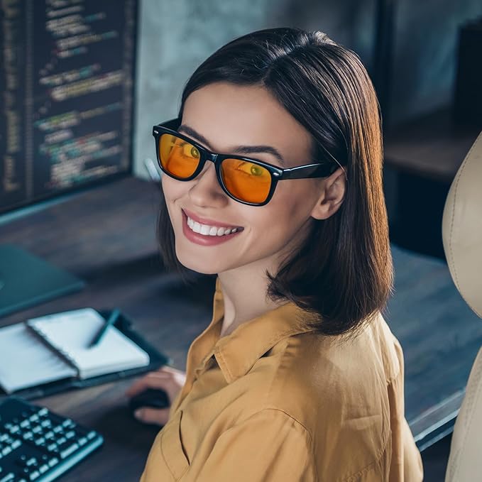Okany Blue Light Blocking Glasses Gaming Computer Glasses Powerful Professional - Image 5
