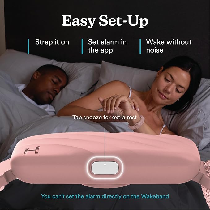 Homedics WakeBand Silent Vibrating Alarm Wristband, Ultra-Light Comfortable - Image 4