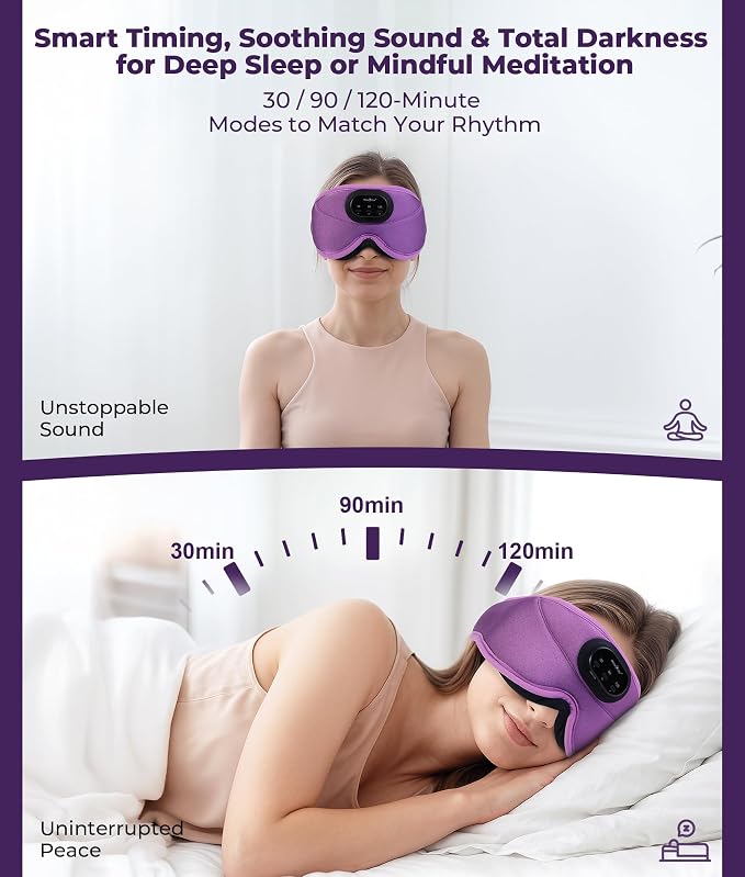 MUSICOZY 3D Bluetooth Sleep Mask - Image 2